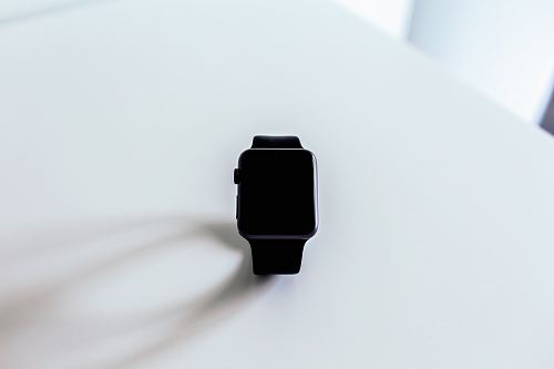 Apple Watch on white surface